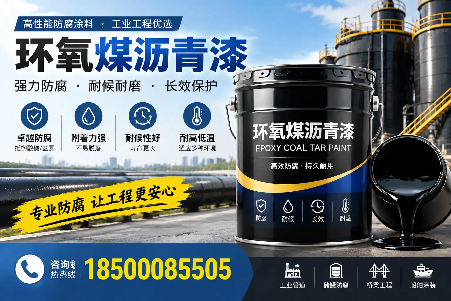 环氧煤沥青漆的施工方法与注意事项，确保在丽水顺利完成